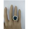 Image 5 : 10.00 CTW Topaz 18K Yellow Gold Diamond Ring