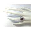 Image 4 : 3.47 CTW Natural Ruby And Diamond Ring 14K Solid White Gold