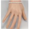 Image 3 : 9.00 CTW Natural Diamond Bracelet In 18K White Gold