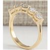 Image 3 : 1.00 CTW Natural Diamond Ring In 14K Yellow Gold