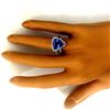 Image 5 : 7.07 CTW Natural Tanzanite 18K Solid White Gold Diamond Ring