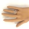Image 6 : 1.40 CTW Natural Diamond 18K Solid Rose Gold Ring