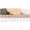 Image 5 : 8.08 CTW Natural Diamond 18K Solid Rose Gold Bracelet