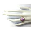 Image 4 : 11.51 CTW Natural Pink Kunzite And Diamond Ring In 18K Yellow Gold