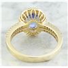 Image 4 : 2.34 CTW Tanzanite 14K Yellow Gold Diamond Ring