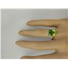 Image 6 : 3.41 CTW Peridot 14K White Gold Diamond Ring
