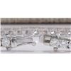 Image 2 : 6.14CTW Natural Diamond Bracelet In 18K Solid White Gold