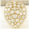 Image 1 : 4.00 CTW Natural Diamond Ring In 18K Yellow Gold