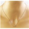 Image 3 : 0.20 CTW Diamond 18K Yellow Gold Necklace