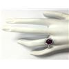 Image 4 : 2.81 CTW Natural Red Ruby And Diamond Ring 18K Solid White Gold