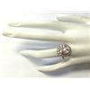 Image 4 : 5.66 CTW Natural Morganite And Diamond Ring 14K Solid Rose Gold