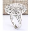 Image 3 : 0.51 CTW Natural Diamond Ring In 18K White Gold
