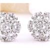 Image 1 : 3.00 CTW Natural Diamond 18K Solid White Gold Earrings