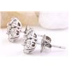 Image 3 : 3.00 CTW Natural Diamond 18K Solid White Gold Earrings