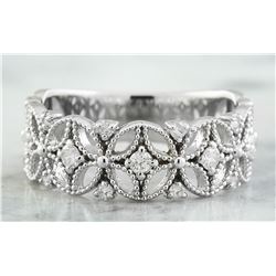 0.45 CTW 14K White Gold Diamond Ring