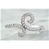 Image 1 : 0.40 CTW 18K White Gold Diamond Ring