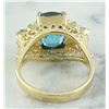 Image 3 : 7.12 CTW Zircon 14K Yellow Gold Diamond Ring