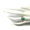 Image 4 : 4.70 CTW Natural Colombian Emerald And Diamond Ring 14K Solid Yellow Gold