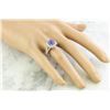 Image 5 : 2.45 CTW Tanzanite 18K White Diamond Ring
