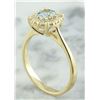 Image 5 : 0.72 CTW Aquamarine 14K Yellow Gold Diamond Ring