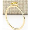 Image 3 : 0.52 CTW Natural Yellow Sapphire Ring In 14k Yellow Gold