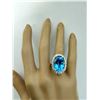 Image 5 : 18.68 CTW Topaz 14K Yellow Gold Diamond Ring