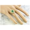 Image 5 : 3.73 CTW Emerald 18K Yellow Gold Diamond Ring
