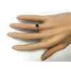 Image 4 : 0.85 CTW Natural Emerald Ring In 18K Yellow Gold