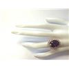 Image 4 : 10.19 CTW Natural Amethyst And Diamond Ring In 18K Solid Rose Gold