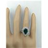 Image 5 : 2.90 CTW Emerald 14K White Gold Diamond Ring