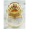 Image 4 : 17.06 CTW Citrine 14K yellow Gold Diamond Ring