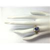 Image 4 : 3.65 CTW Natural Tanzanite And Diamond Ring In 18K Yellow Gold