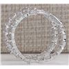 Image 2 : 4.28 CTW Natural Diamond Hoop Earrings 18K Solid White Gold
