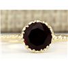 Image 1 : 1.50 CTW Natural Garnet Ring In 18K Yellow Gold