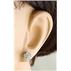 Image 6 : 1.00 CTW 18K White Gold Diamond Earrings