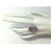 Image 4 : 16.40 CTW Natural Kunzite And Diamond Ring 18K Solid White Gold