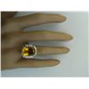 Image 5 : 8.80 CTW Citrine 14K Yellow Gold Diamond Ring