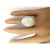 Image 5 : 21.58 CTW Natural Opal 18K Solid Yellow Gold Diamond Ring