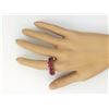 Image 4 : 14.02 CTW Natural Ruby Ring In 14k Yellow Gold