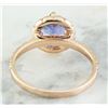 Image 4 : 1.44 CTW Tanzanite 14K Rose Gold Diamond Ring