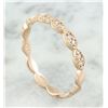 Image 3 : 0.15 CTW Diamond 18K Rose Gold Ring