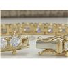 Image 2 : 6.60 CTW Natural Diamond Bracelet In 18K Solid Yellow Gold