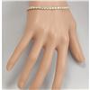 Image 3 : 6.60 CTW Natural Diamond Bracelet In 18K Solid Yellow Gold