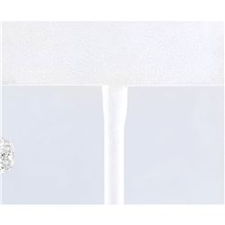 2.24 CTW Natural Diamond Earrings 14k Solid White Gold