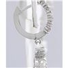 Image 2 : 2.24 CTW Natural Diamond Earrings 14k Solid White Gold