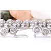 Image 2 : 10.22 CTW Natural Diamond 18K Solid White Gold Bracelet