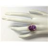 Image 4 : 17.68 CTW Natural Kunzite And Diamond Ring 14K Solid Rose Gold