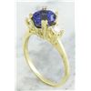 Image 3 : 1.93 CTW Tanzanite 18K Yellow Gold Diamond Ring