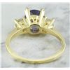 Image 4 : 1.93 CTW Tanzanite 18K Yellow Gold Diamond Ring