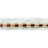 Image 5 : 11.95 CTW Ruby 18K Yellow Gold Diamond Bracelet